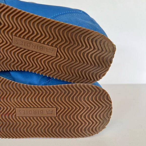 Birdies ‘The Roadrunner’ Suede Athletic Sneakers, Ultramarine Blue/Orange, 8.5 - Picture 10 of 12